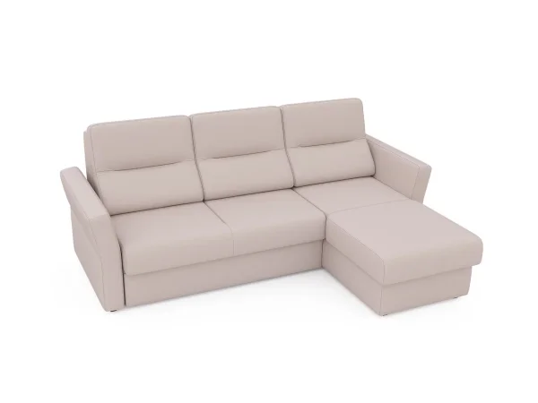 Диван угловой Палермо (Серо-бежевый)