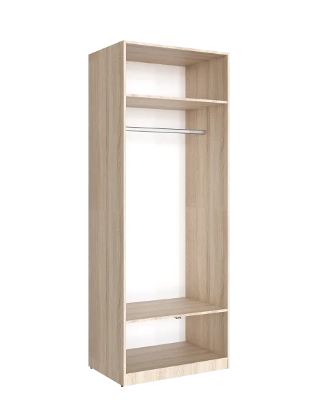 Шкаф распашной 800 (Бежевый/Белый)