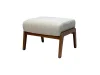 Пуф для ног Рига 07-01 бежевый велюр-каркас бук, MASSA | Интернет магазин Масса Мебель
