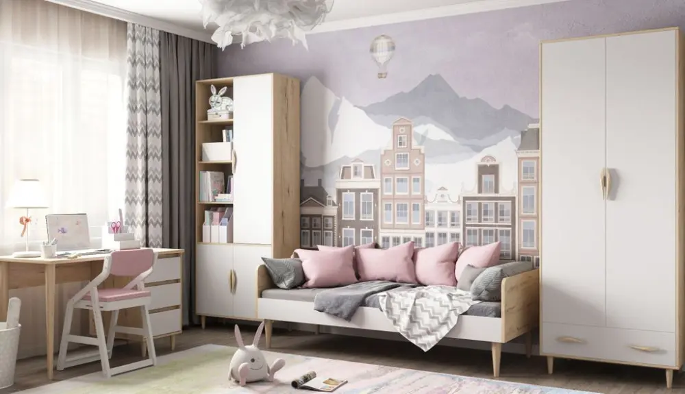 Кровать односпальная коллекция 2+2 (POP) | Интернет магазин Масса Мебель