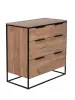 Комод Норд 890 с 4 ящиками (Дуб Золотой) ЛД - интернет магазин Масса Мебель