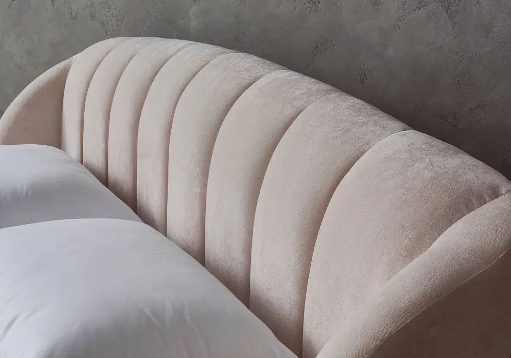 Кровать мягкая двуспальня Valencia 140/160/180/200 микровелюр/велюр (SM) | Интернет магазин Масса Мебель