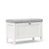 Тумба с пуфом Бланко (Белый) ЛД