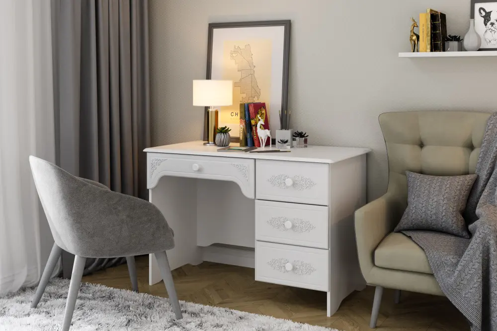 Стол письменный Ассоль правый (COM) | Интернет магазин Масса Мебель