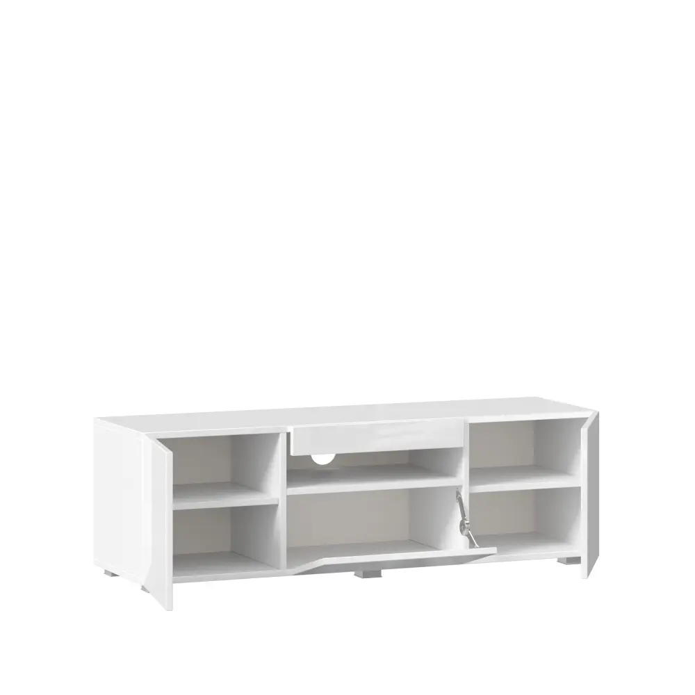 Бруклин Тумба под ТВ 1200 (Белый глянец) | Интернет магазин Масса Мебель