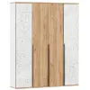 Шкаф четырехстворчатый Урбан (Белый/Дуб золотой) ЛД