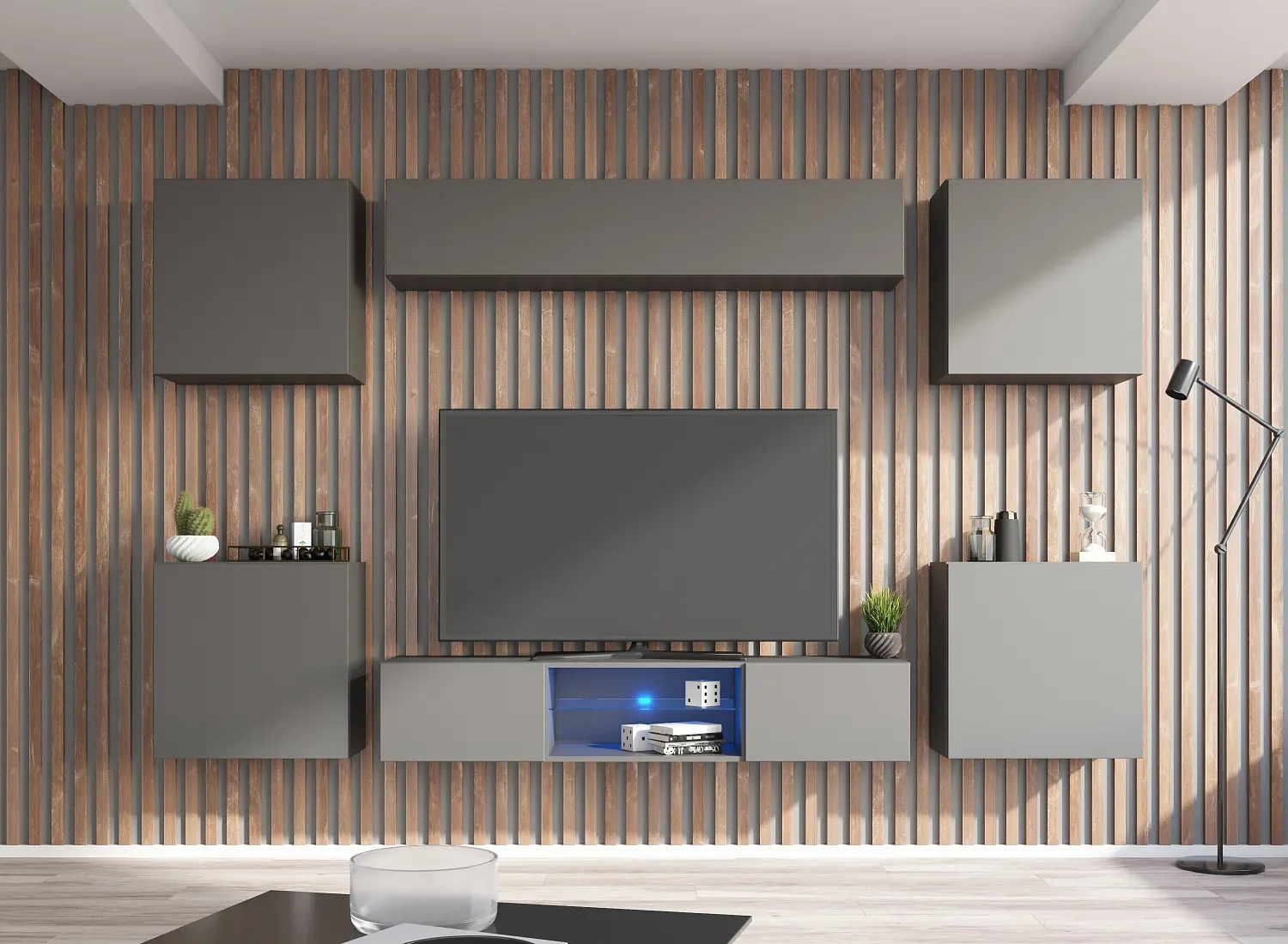 Шкаф навесной Point Т-60 Серый графит (NK)