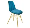 Стул мягкий SHT-ST29-C1/S37 морская глубина / золото (SHF) снято