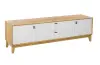 Тумба под ТВ 1800 Бари (Дуб Золотой/Белый) | Интернет магазин Масса Мебель