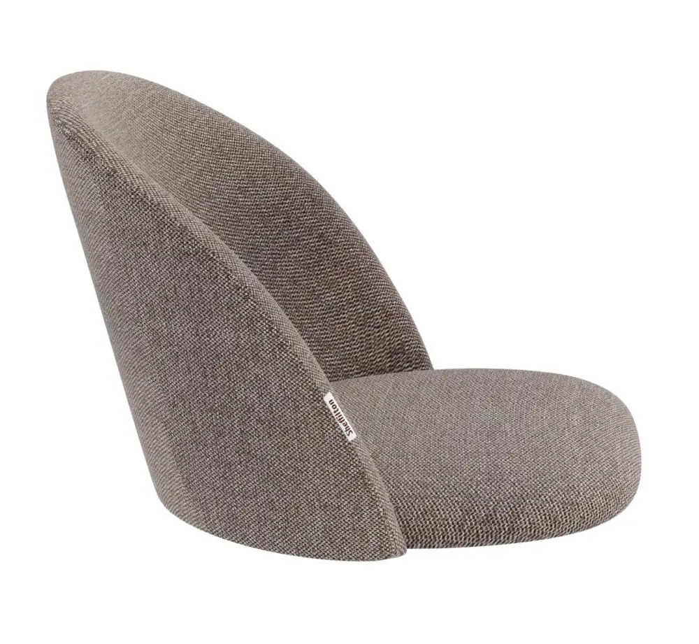 Стул мягкий SHT-ST35/S37 тростниковый сахар / черный муар (SHF) | Интернет магазин Масса Мебель