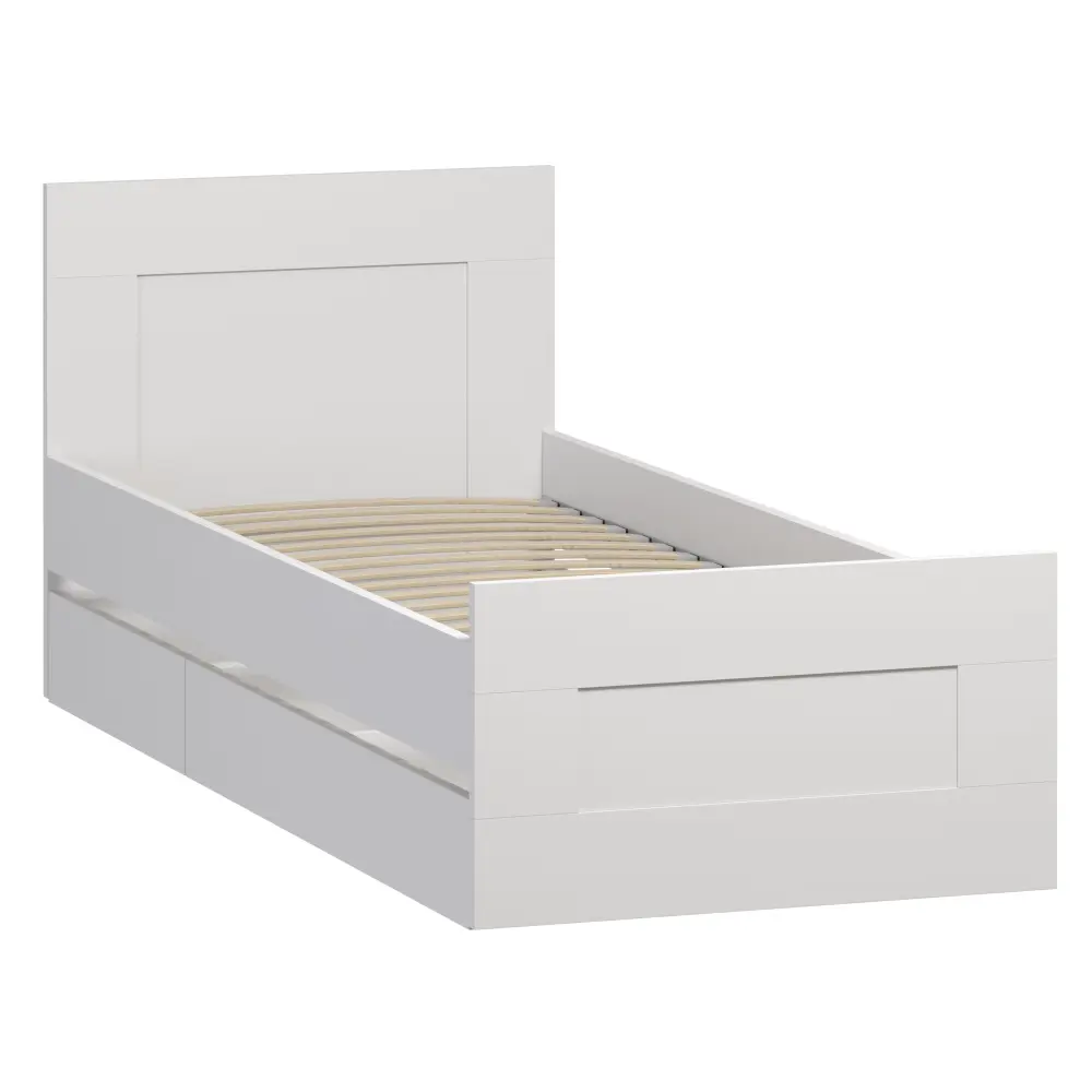 Кровать односпальная Сириус 80х200 белая (GL) | Интернет магазин Масса Мебель