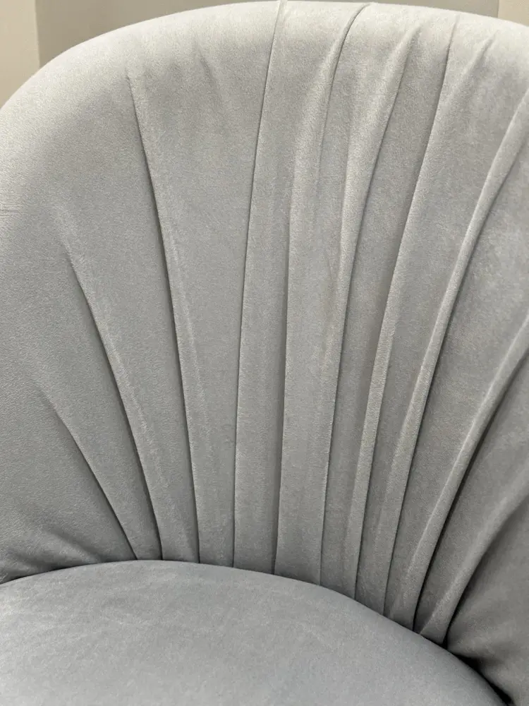 Стул мягкий Рози-s металл белый/3Velu 52 СКЛ. (VIS) Выставочный образец | Интернет магазин Масса Мебель