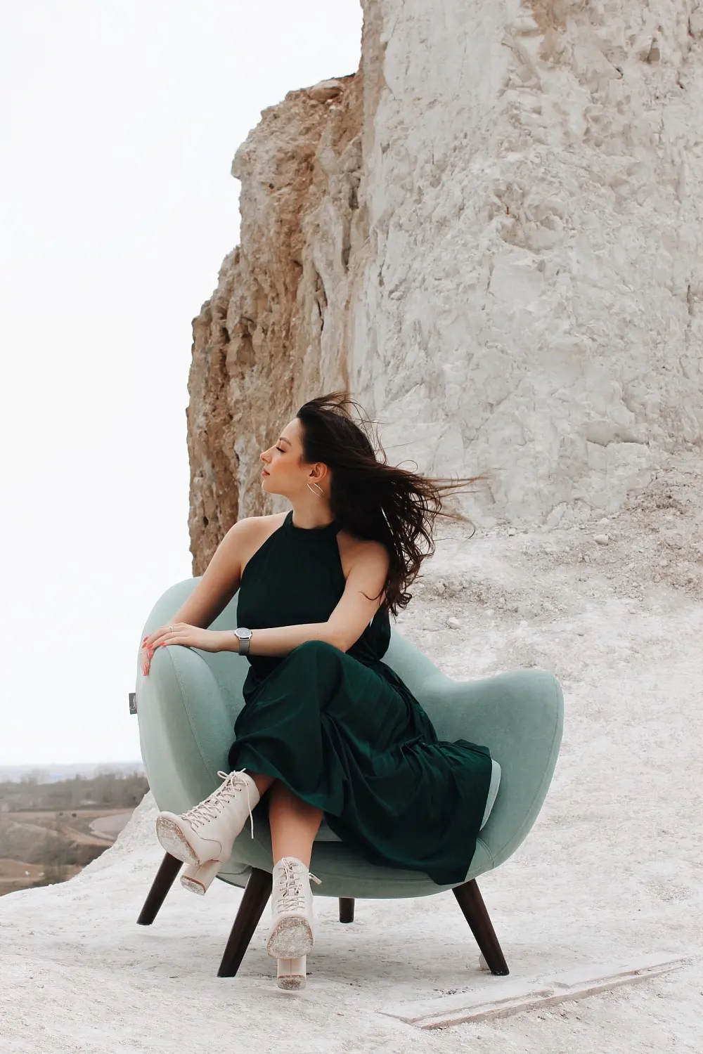 Кресло Анхель (Орех /Велюр фреш) GT