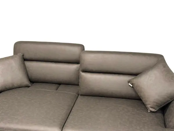 Диван прямой Fly 3 Seather (Турция) (Черный)