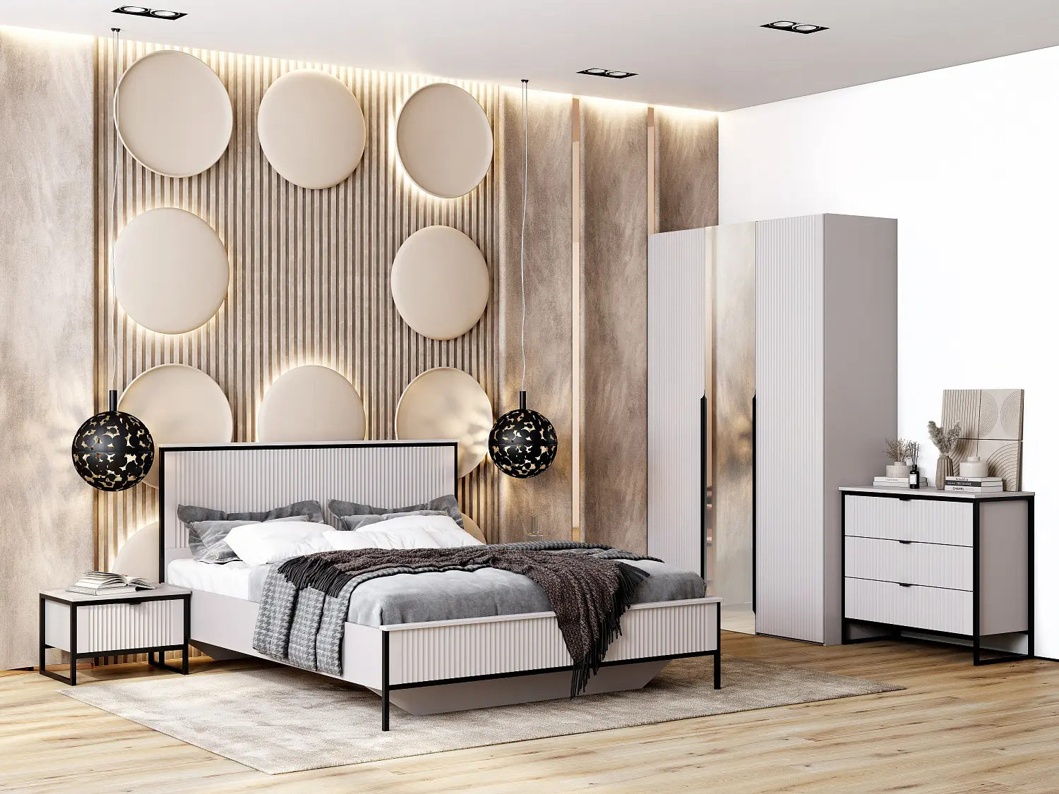 Комод 3 ящика Нора (MEBG)