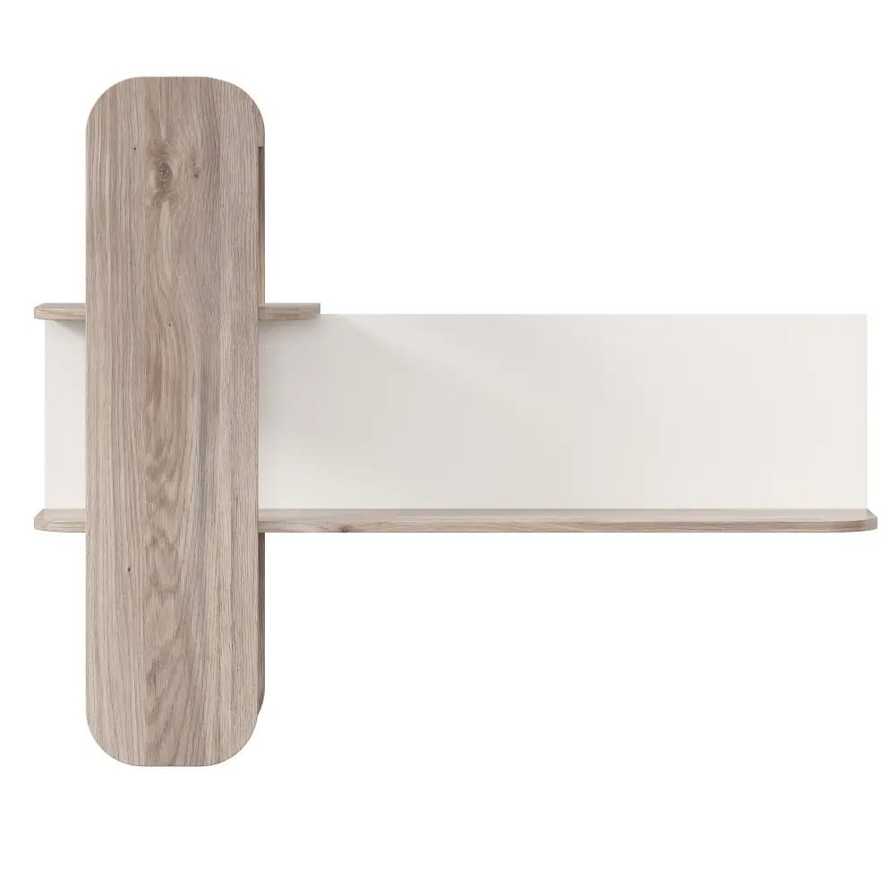 Полка Нео (Дуб Маувелла /Белый) ЛД | Интернет магазин Масса Мебель