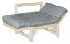 Кресло-кровать для отдыха Бинго из массива березы (Серый) (EL) | Интернет магазин Масса Мебель