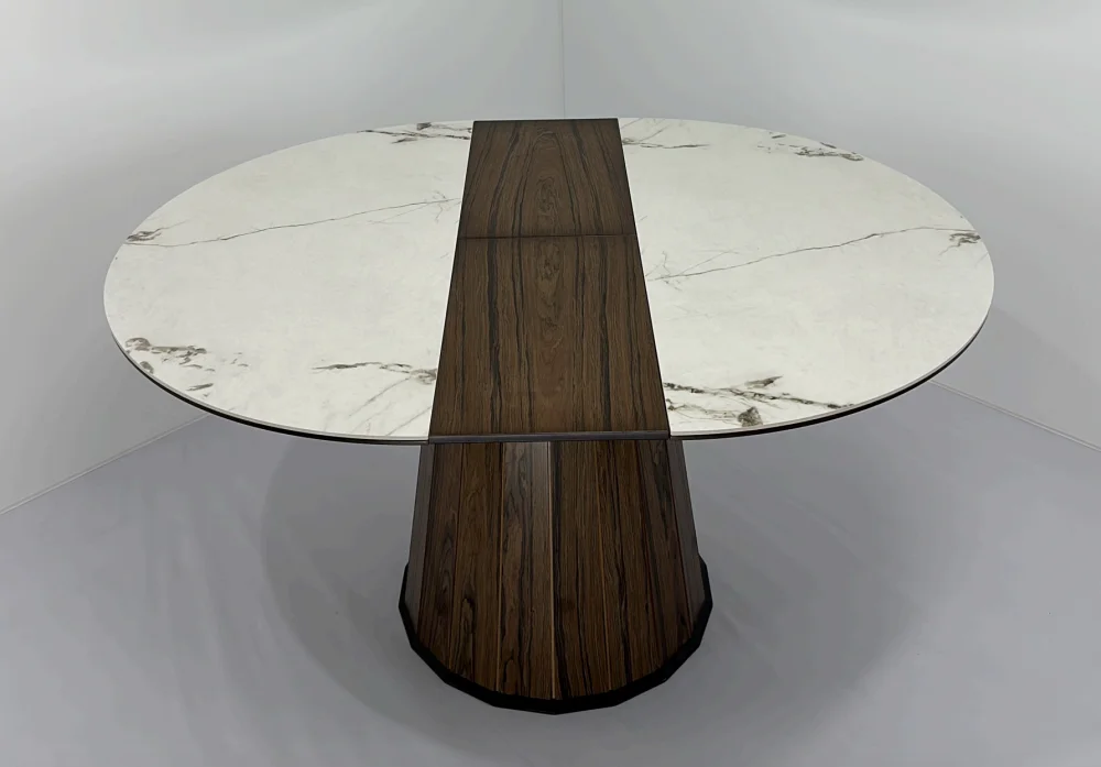 Обеденный стол ЛЕОНАРДО 1,1 керамика раздвижной (RAM) - интернет магазин Масса Мебель