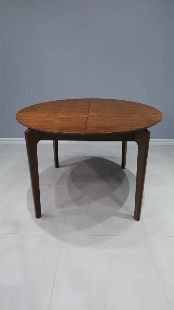 Стол обеденный круглый Морена Светлый Дуб (Темный Орех)