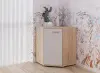 Комод угловой FUN КД-5 Белый/Дуб Сонома  (NK) | Интернет магазин Масса Мебель