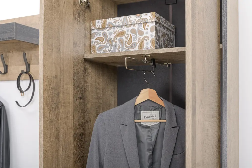 Комплект мебели в прихожую Трувор №1 Дуб Гранж Песочный/Интра (Mob) | Интернет магазин Масса Мебель