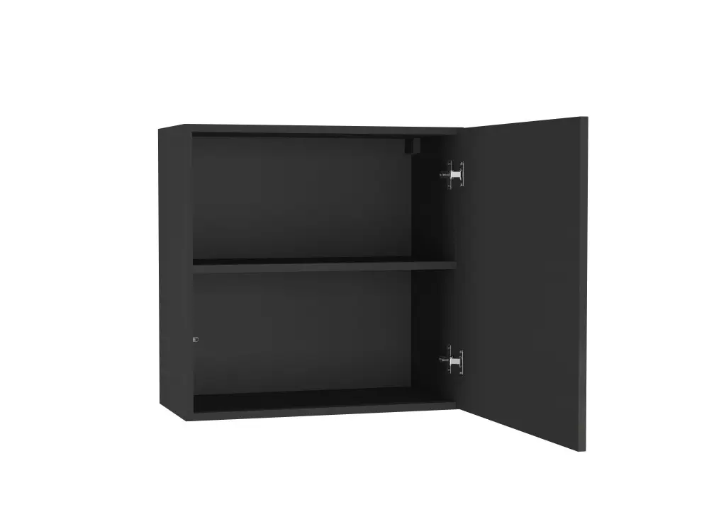 Шкаф навесной Point Т-60 Черный глянец (NK) - интернет магазин Масса Мебель