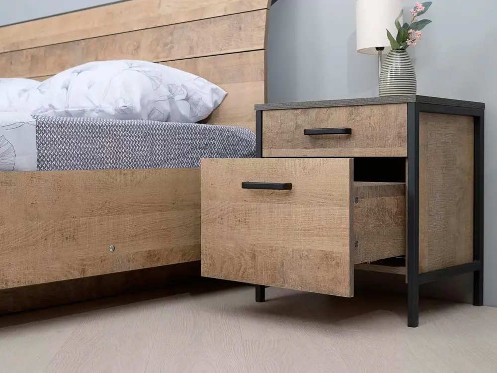 Тумба прикроватная Трувор 13.290 N Дуб Гранж Песочный (Mob) | Интернет магазин Масса Мебель