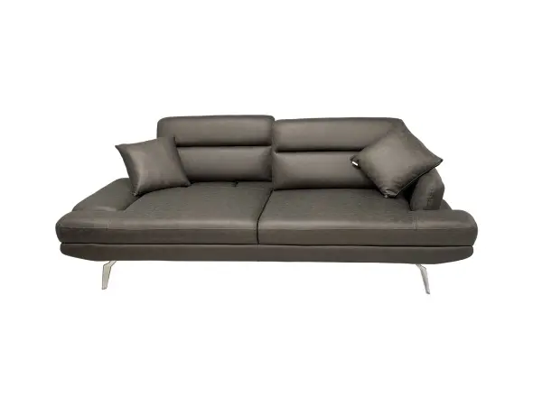 Диван прямой Fly 3 Seather (Турция) (Черный)