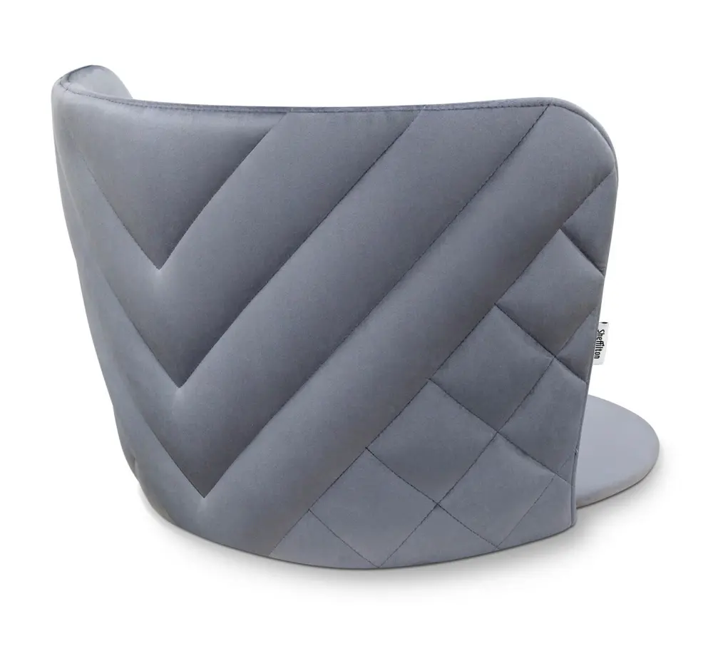 Стул мягкий SHT-ST36-3/S107 нейтральный серый / чёрный муар (SHF) | Интернет магазин Масса Мебель