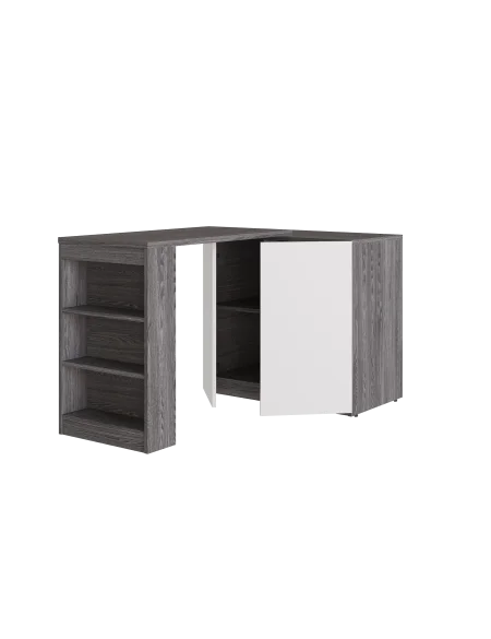 Стол-комод угловой правый (Черный)