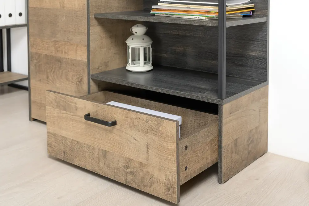 Комплект мебели в гостиную Трувор №2 Дуб Гранж Песочный/Интра (Mob) | Интернет магазин Масса Мебель