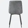 Стул мягкий Медисон микрошенилл темно серый  (RIV) | Интернет магазин Масса Мебель