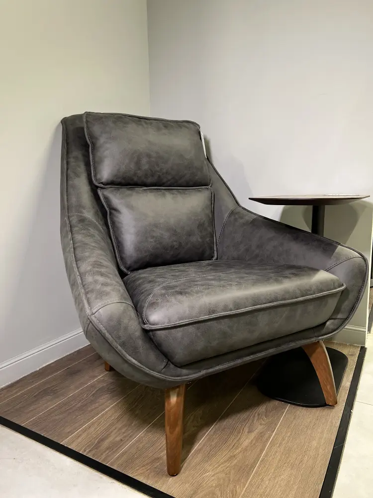 Кресло MONZA эко-замша (Турция) (Серый)