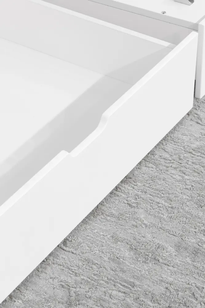 Кровать подростковая Fiora без ящиков, белый (ANT)  | Интернет магазин Масса Мебель