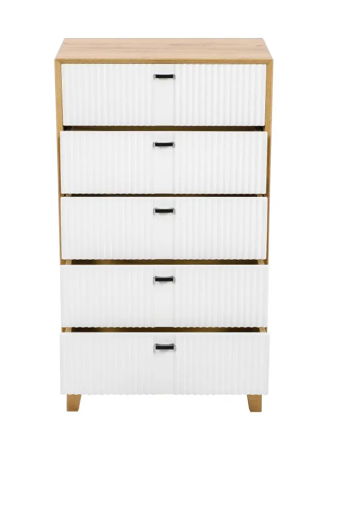 Тумба высокая Бари  (Дуб Золотой/Белый) ЛД | Интернет магазин Масса Мебель