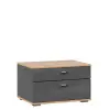 Тумба прикроватная Фиджи (Дуб Золотой/Антрацит) ЛД | Интернет магазин Масса Мебель