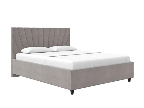 Кровать мягкая двуспальная Роксана 180х200 (MSS) (Коричневый)