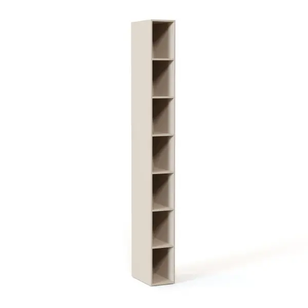 NEO Открытый вертикальный стеллаж Н=2460мм 250х2460х450 Кроношпан Кашемир 5981 BS