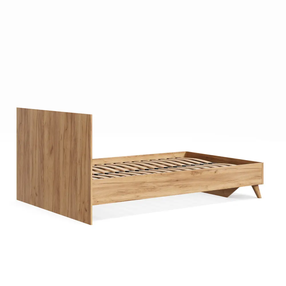 Кровать односпальная 120х200 Марта-2 (Дуб золотой) ЛД | Интернет магазин Масса Мебель