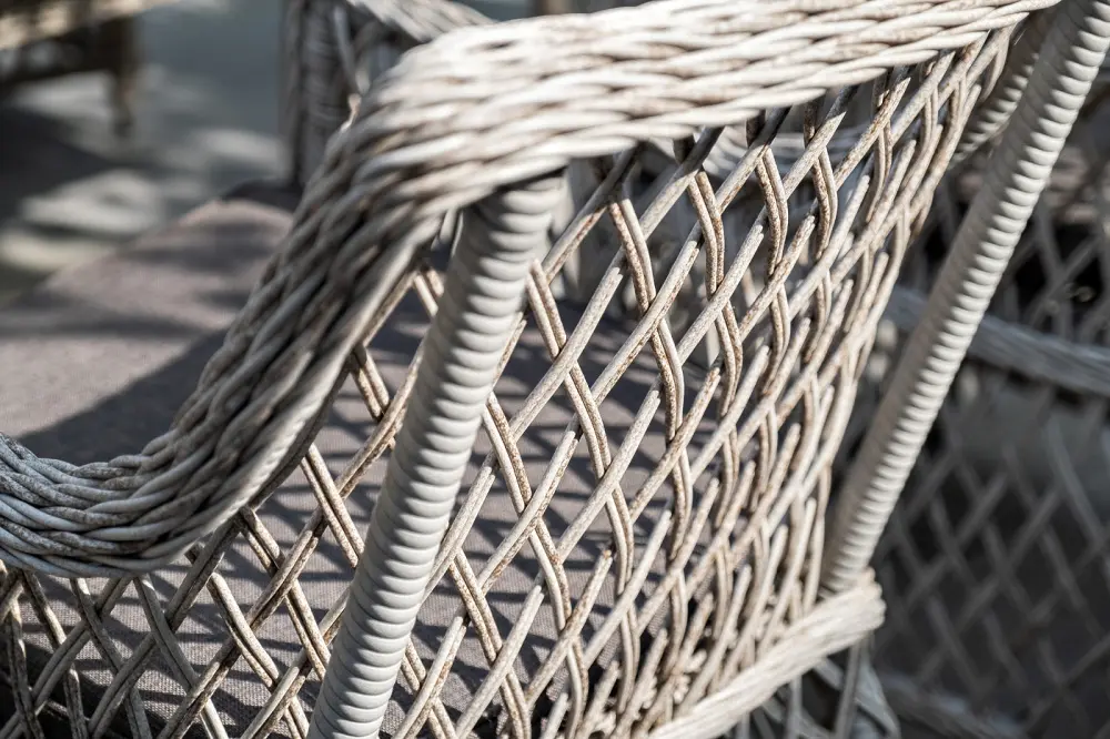 "Латте" обеденная группа плетеная, цвет бежевый (sis) | Интернет магазин Масса Мебель