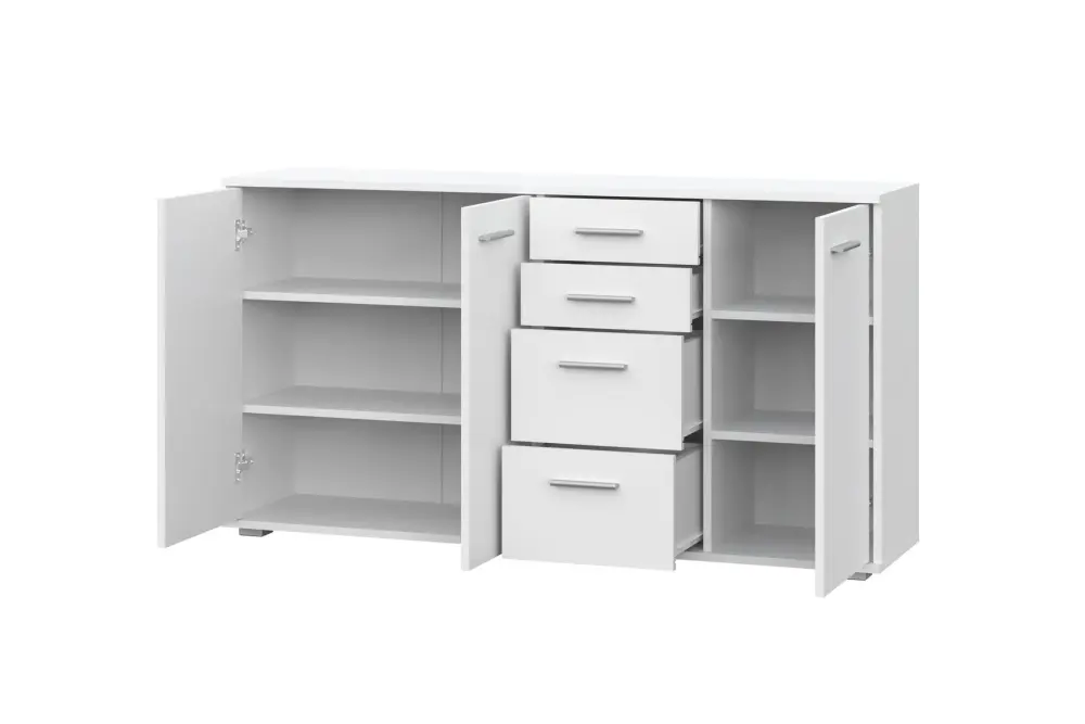 Комод FUN КД-4 Белый  (NK) | Интернет магазин Масса Мебель