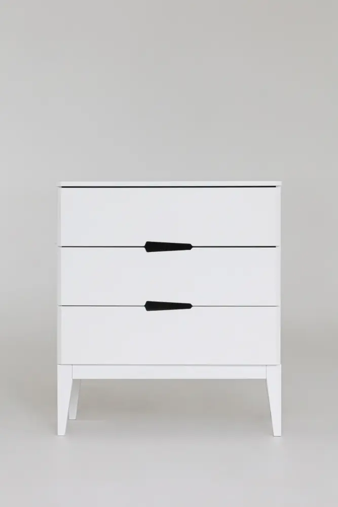 Комод Mia с пеленальным столиком белый Выставочный образец (ANT) - интернет магазин Масса Мебель