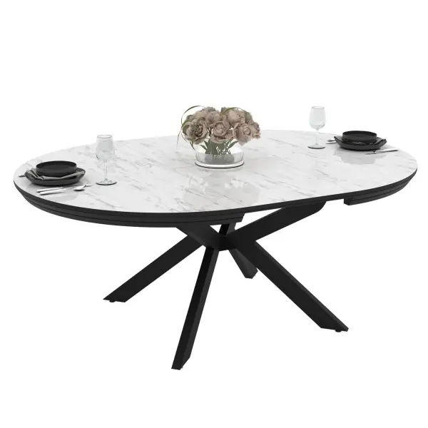 Стол обеденный Верона (Черный)