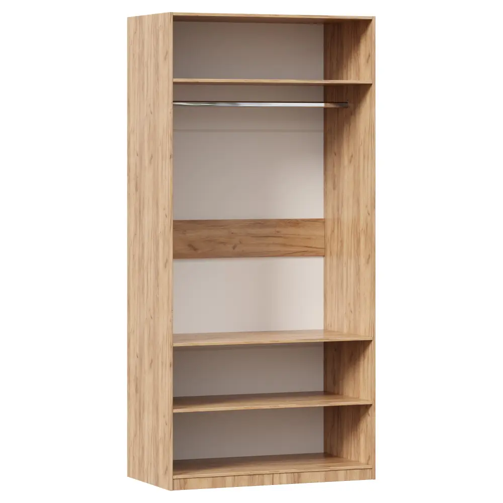 Шкаф двухстворчатый Норд (Дуб Золотой) ЛД - интернет магазин Масса Мебель