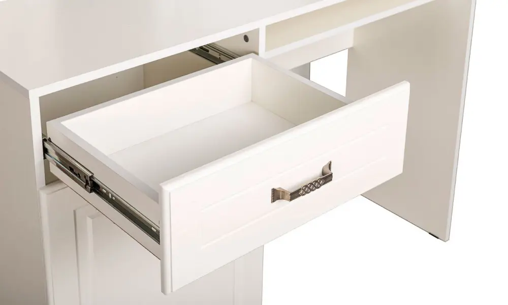 Стол туалетный Ливерпуль 12.46.01 белый ясень/ваниль (Mob) | Интернет магазин Масса Мебель