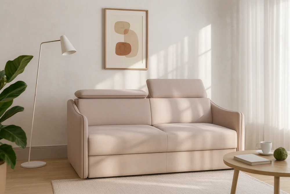 Диван-кровать Шенонсо F-910 светло-бежевый, Massa