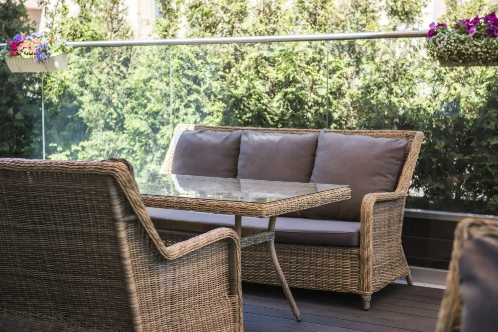 "Кортадо" обеденная группа из искусственного ротанга (sis) | Интернет магазин Масса Мебель