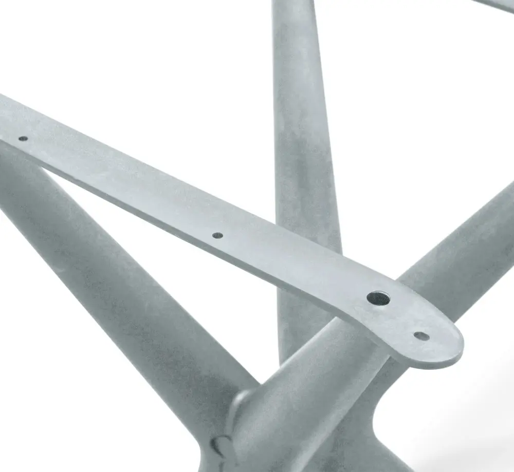 Стол обеденный круглый SHT-TU30/TT32  d-80 МДФ/стекло лунная ночь/серый пластик (SHF) - интернет магазин Масса Мебель