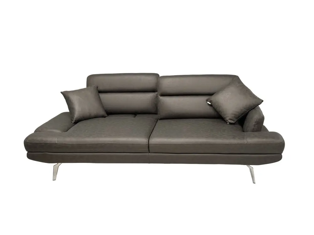 Диван прямой Fly 3 Seather (Турция) (Черный)