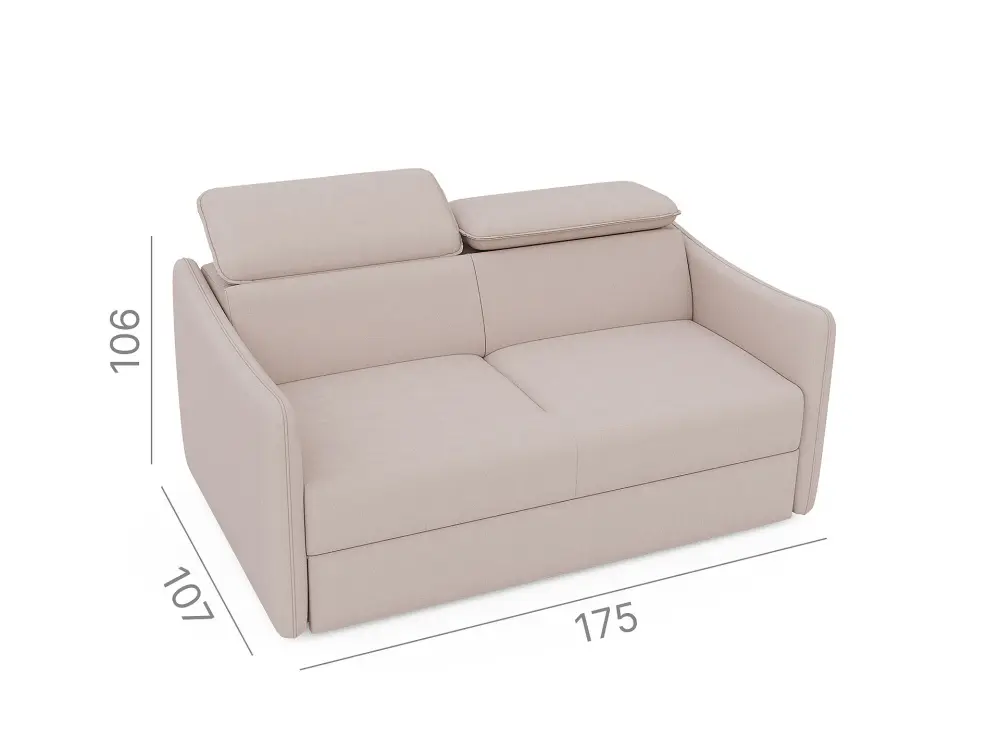 Диван-кровать Шенонсо F-910 светло-бежевый, Massa